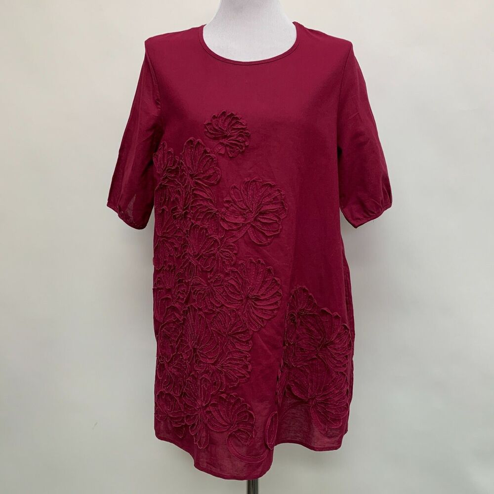 New Girl Women's Shift Dress Large X-Large XXL Pink Magenta Short Sleeve NWT
